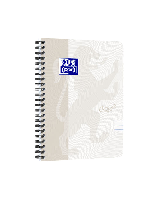 Oxf Touch A5 Spiraalblok gelijnd 140 pagina’s
