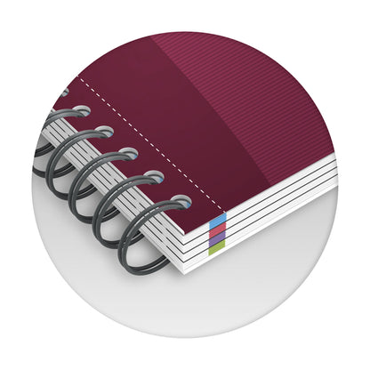 Collegeblok Oxford European Book A4+ 120 Vellen Assorti - 12