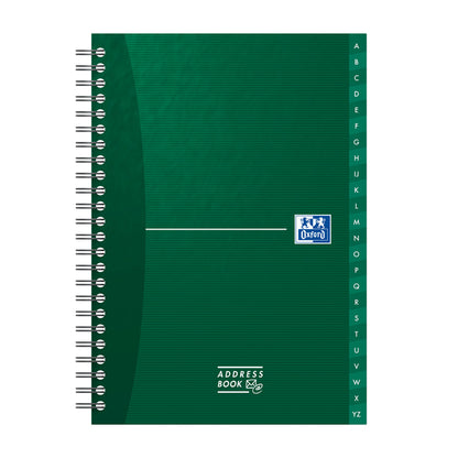 Adresboek Oxford Office Essentials dsp A5 72v assorti kleuren - 2