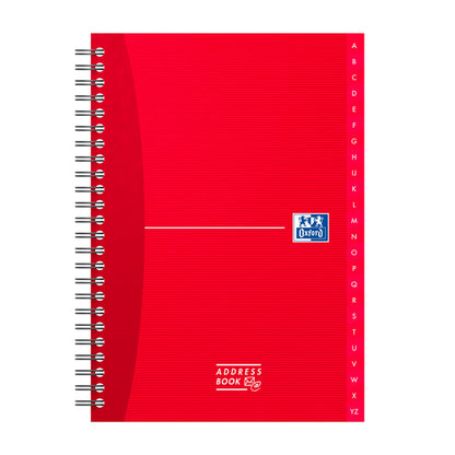 Adresboek Oxford Office Essentials dsp A5 72v assorti kleuren - 5