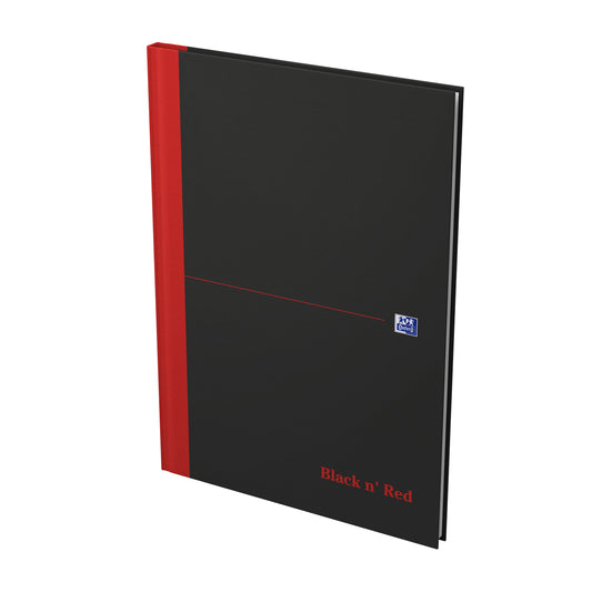 Oxford Black n' Red A4 Notitieboek 96vel Ruit 5mm