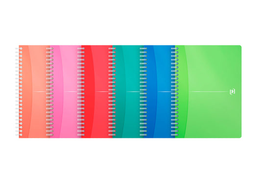 Spiraalblok Oxford MyColours A5 Lijn 90 Vellen Assorti