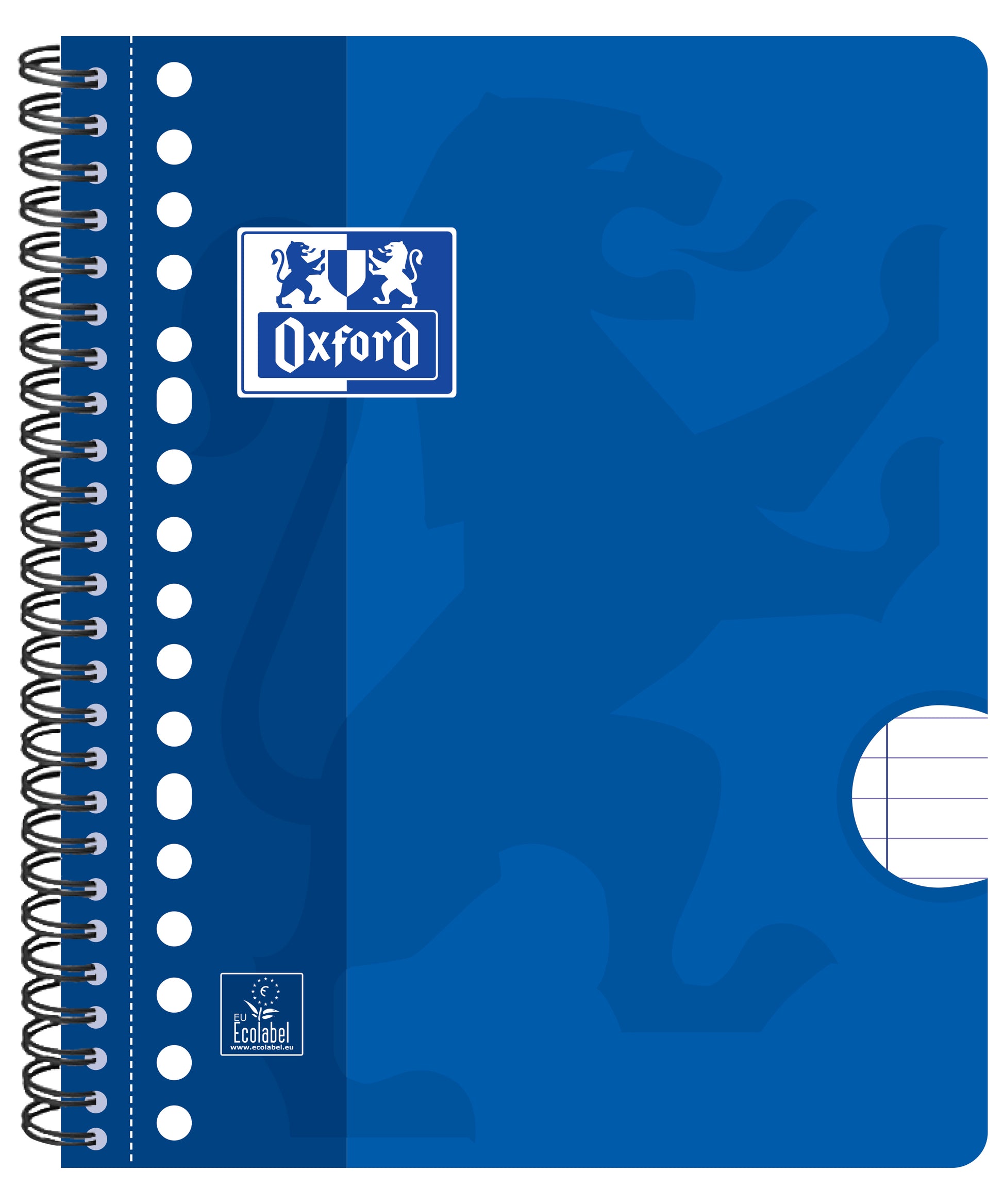 Collegeblok Oxford School A5+ met 17 gaten, 160 pagina's, assorted kleuren - 4