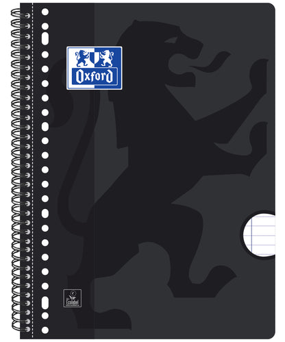 Oxford School A4+ collegeblok gelijnd 160 pagina's 80g, assorti - 4