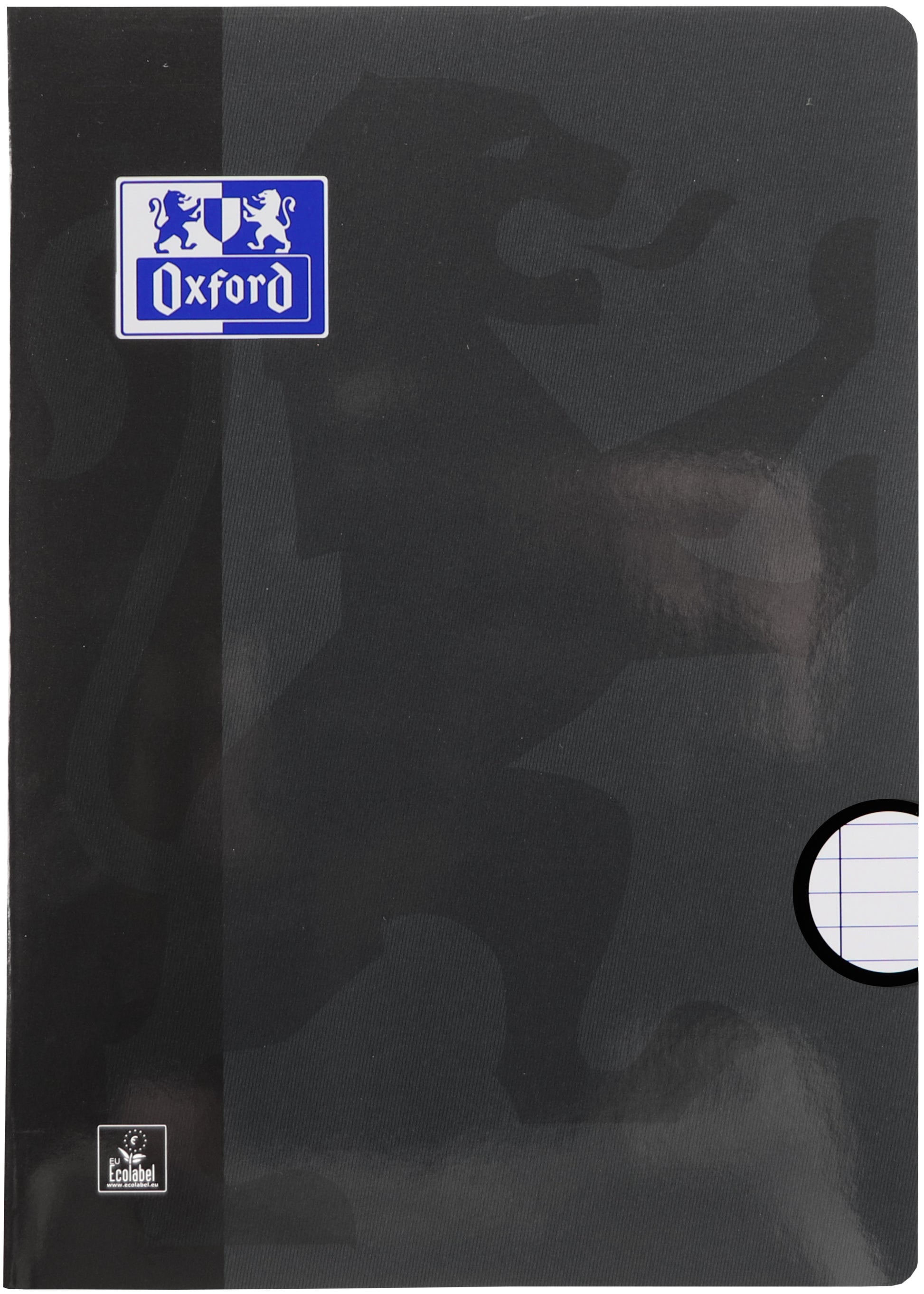 Oxford School A4 gelinieerd schrift, 72 pagina's, 80 g/m², zwart