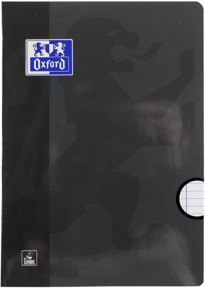 Oxford School A4 gelinieerd schrift, 72 pagina's, 80 g/m², zwart