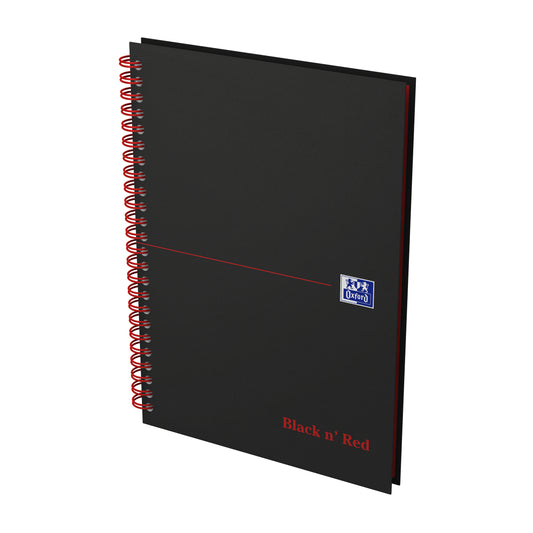 Oxford Black & Red Spiraalnotitieboek A5 70 pagina's 80g