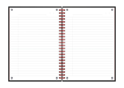 Oxford Black & Red Spiraalnotitieboek A5 70 pagina's 80g - 2