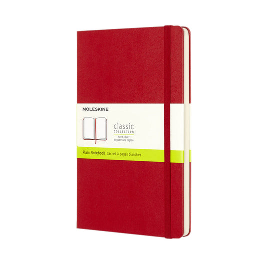 Moleskine L 130x210 mm Notitieboek Blanco Rood Hardcover