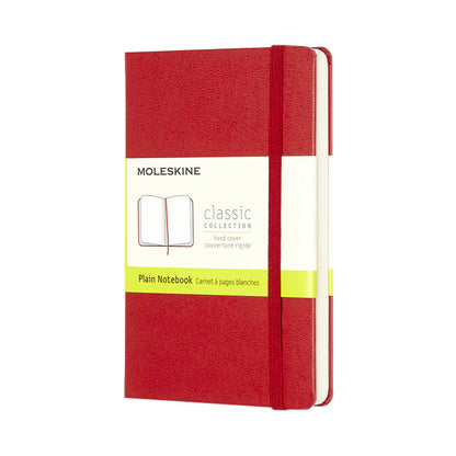 Moleskine Notitieboek Pocket 90x140mm blanco hardcover rood