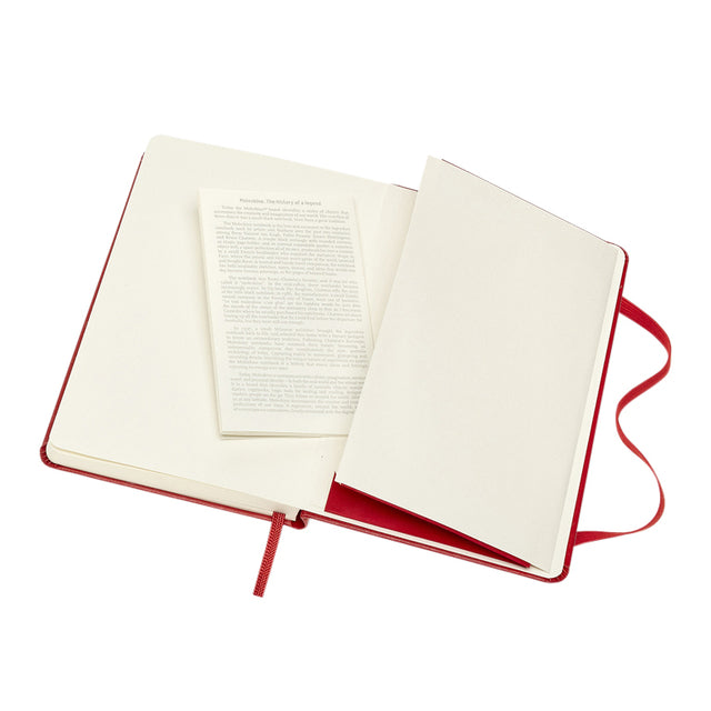 Moleskine Notitieboek Pocket 90x140mm blanco hardcover rood - 5