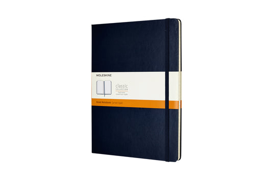 Moleskine XL 190x250mm notitieboek blauw hardcover