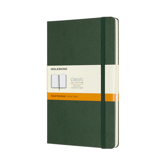 Moleskine L Notitieboek Lijn 130x210mm Groen HC