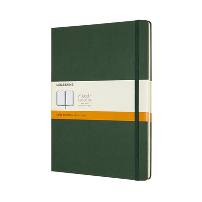 Moleskine XL Notitieboek Lijn 190x250mm Groen HC