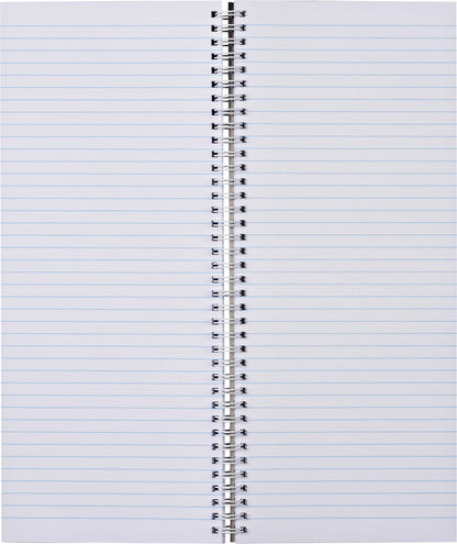 Notitieboek 135x330mm gelinieerd 160 pagina’s spiraal oranje - 2