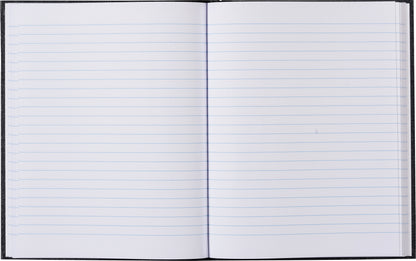 Register breedkwarto 165x210mm 192 pagina’s gelinieerd grijs - 2
