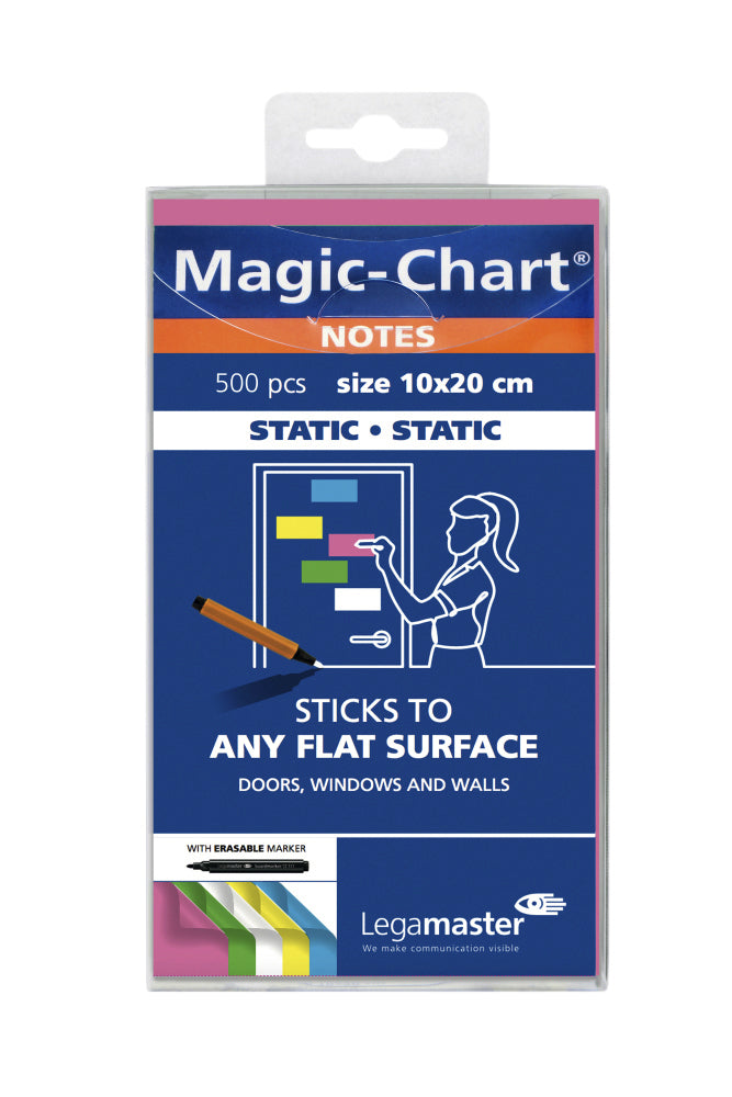Magic-Chart Notes Legamaster 10x20 cm wit - 2