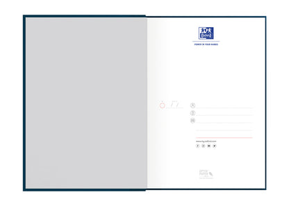 Oxford Office Essentials A5 Linnen Zwart Notitieboek - 2