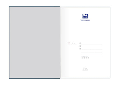 Oxford Office Essentials A4 Linnen Blauw Notitieboek - 2