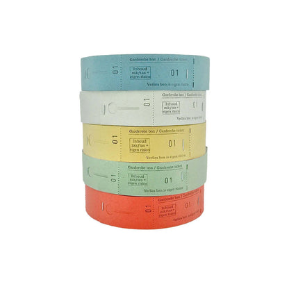 Garderobebon Combicraft Dubbel, Groen, Rol van 2x500 Bonnen - 2