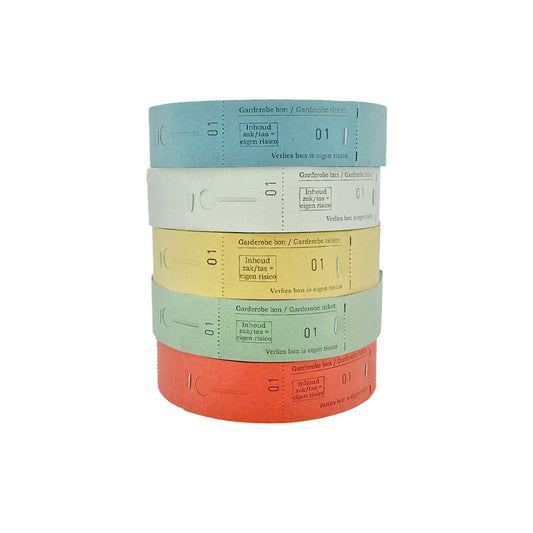 Garderobebon Combicraft Dubbel, Groen, Rol van 2x500 Bonnen - 2