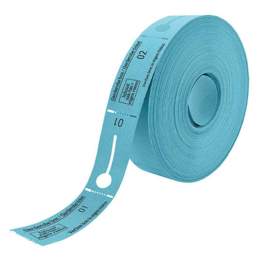Garderobebon Combicraft Dubbel, blauw, 2x500 stuks