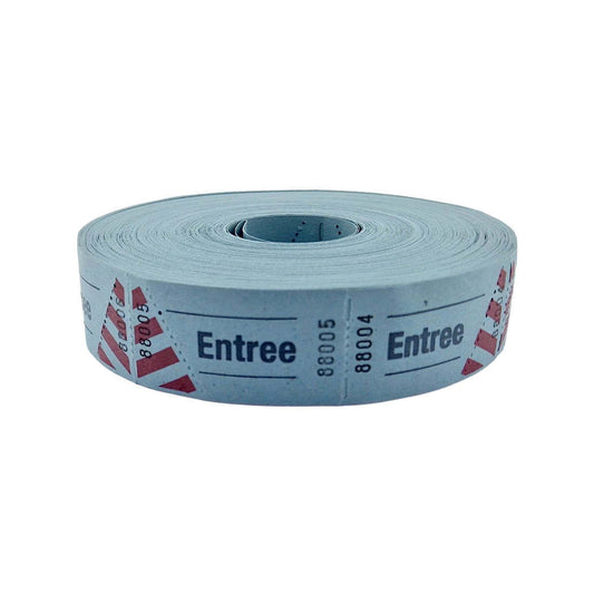 Entreebewijs Combicraft Neutraal Blauw, rol van 1000 stuks