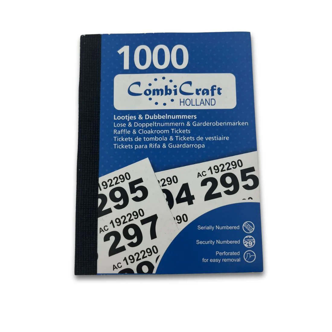 Nummerblok Combicraft 1-1000, 6 kleuren, 10 boekjes - 2