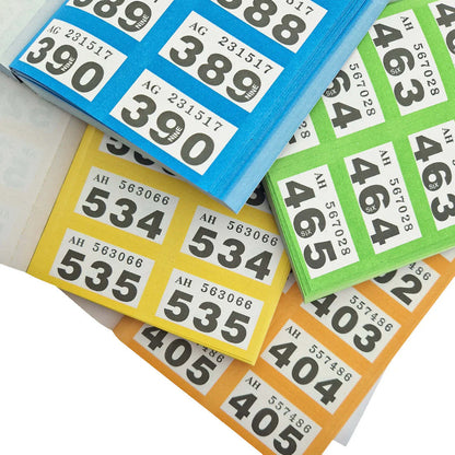 Nummerblok Combicraft 1-1000, 6 kleuren, 10 boekjes - 4