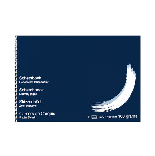 Schetsboek Papyrus 32x48cm 160g 24vel
