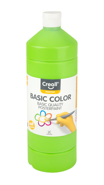 Creall Basic Lichtgroen Plakkaatverf op waterbasis 1000ml