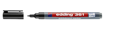 edding 361 Whiteboard Marker rond 1mm zwart, navulbaar - 2