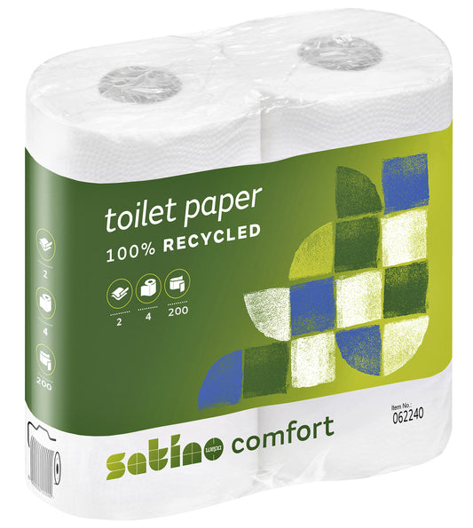Satino Comfort MT1 2-laags, 4 rollen