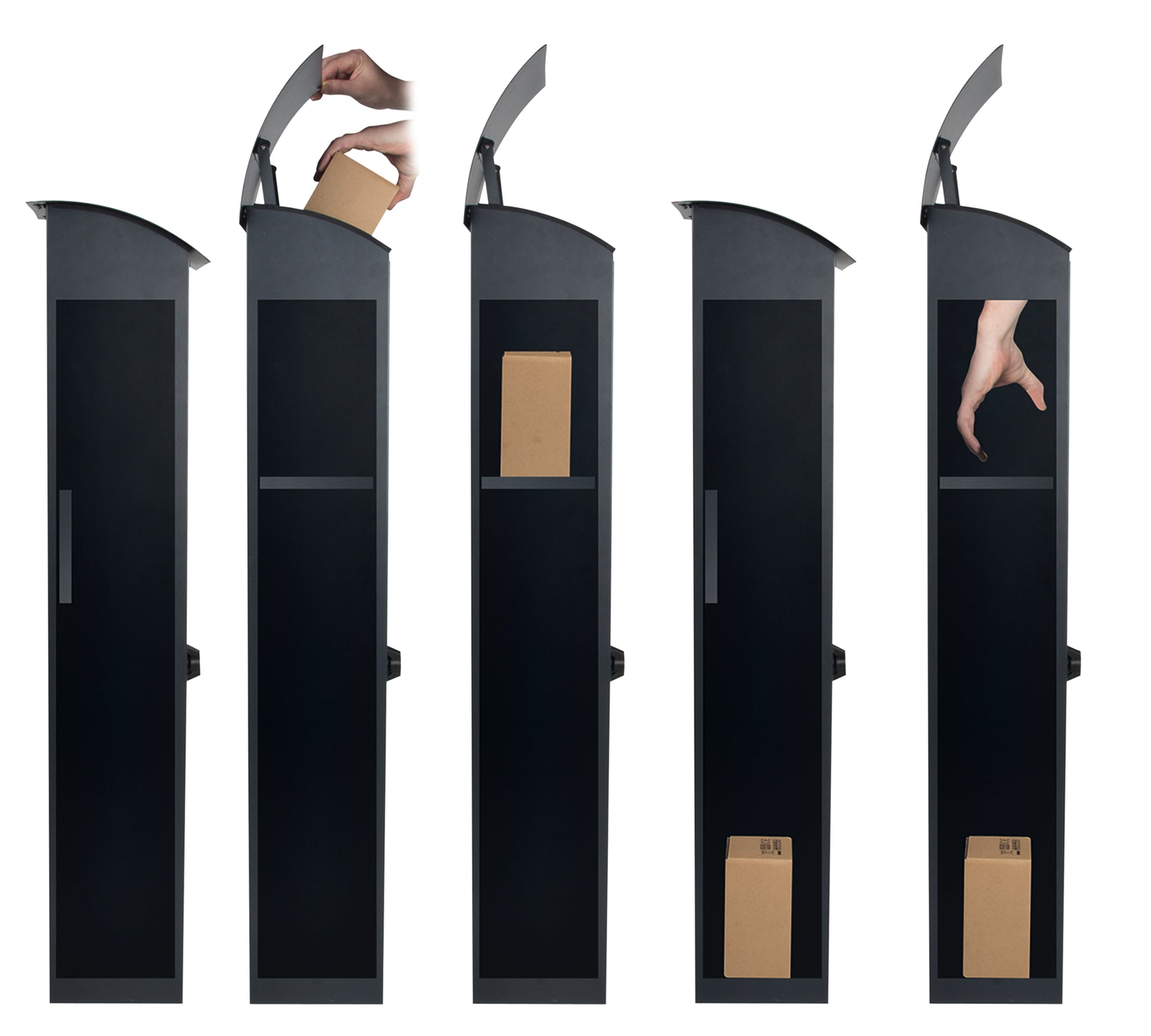 Dropbox Helsinki voor Postpakketten, 39x24x105cm - 2