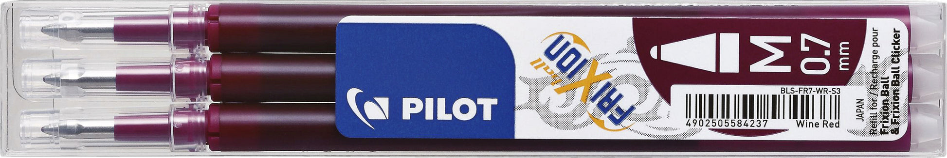 Rollerpenvulling Pilot FriXion BLS-FR7 M Wijnrood