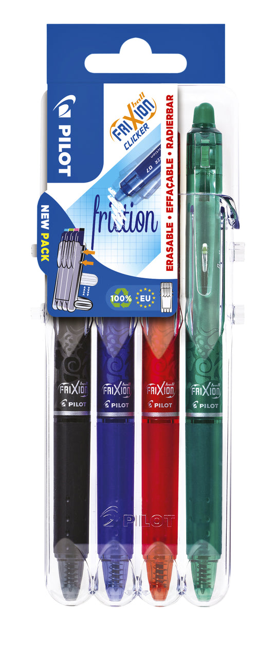 Set2Go Frixion Ball Clicker assorti 4 kleuren