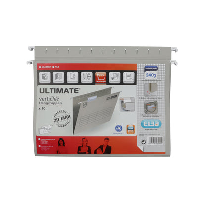 Elba Verticfile ULTIMATE FO Hangmap, 365mm, Grijs, 10 stuks - 3