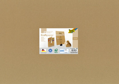 Folia Kraftpapier 50x70cm 120g, Set van 25 Vellen
