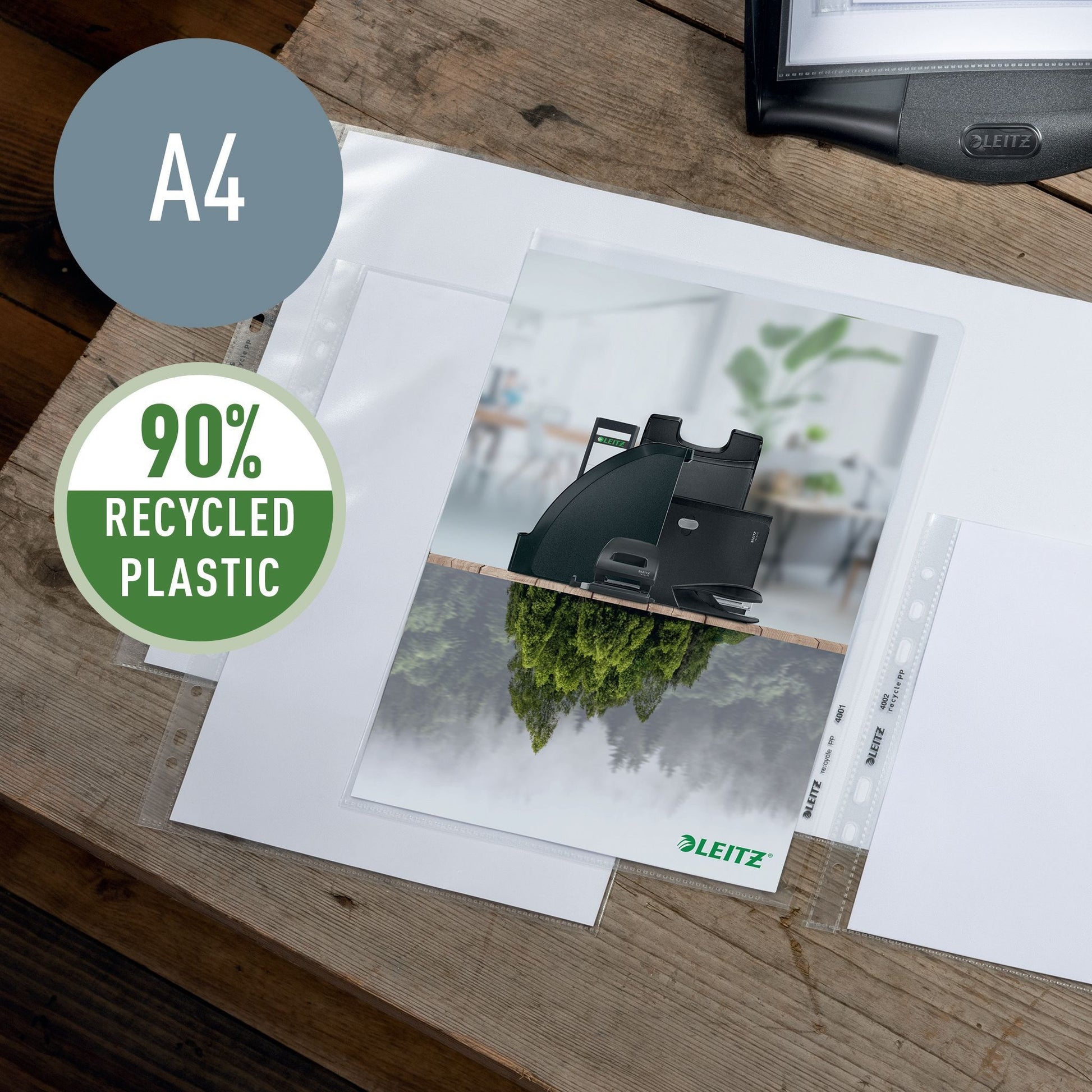 Leitz Recycle A4 transparante PP zichtmap 25 stuks