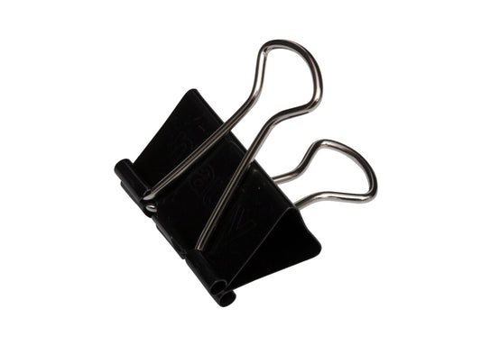 Papierklem MAUL foldback 32mm zwart met grote capaciteit