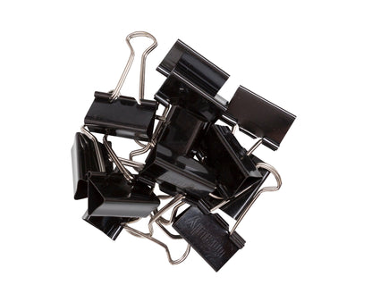 Papierklem MAUL foldback 32mm zwart met grote capaciteit - 3