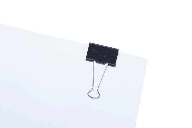 Papierklem MAUL foldback 41mm zwart met grote capaciteit - 3
