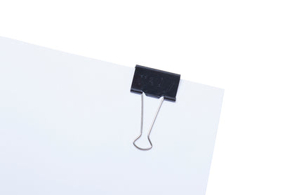 Papierklem MAUL foldback 41mm zwart met grote capaciteit - 3