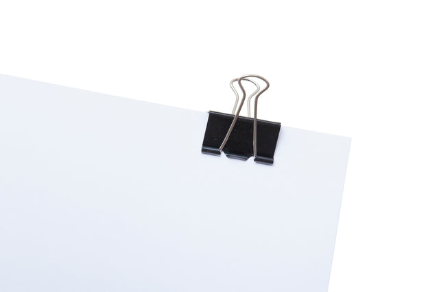 Papierklem MAUL foldback 41mm zwart met grote capaciteit - 4