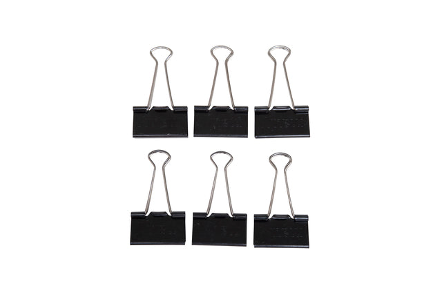 Papierklem MAUL foldback 41mm zwart met grote capaciteit - 5