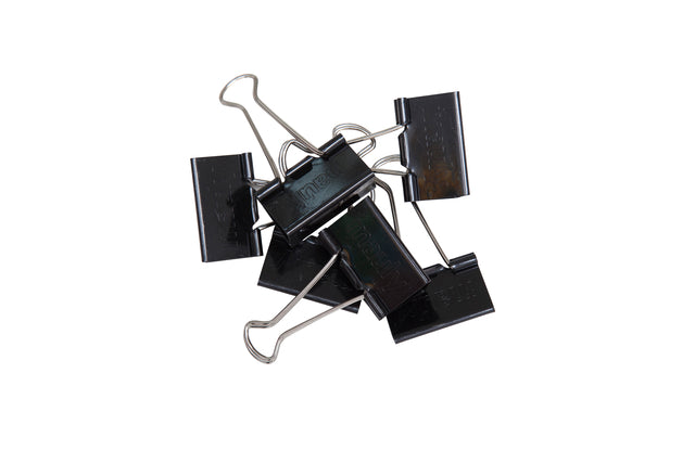 Papierklem MAUL foldback 41mm zwart met grote capaciteit - 6