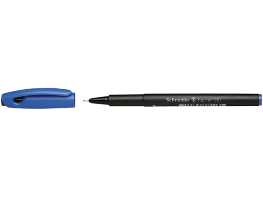 Schneider Topliner 967 Fijn 0.4mm Blauw