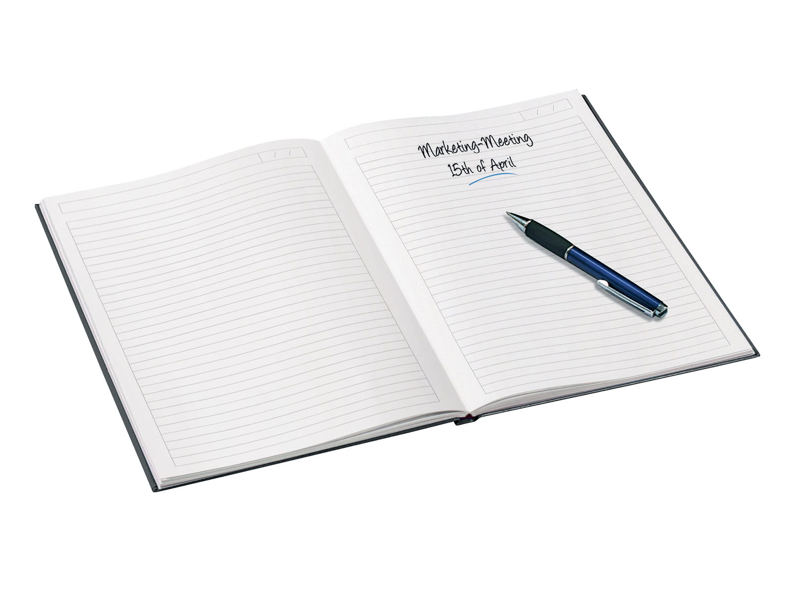 Notitieboek Leitz WOW A4 80 pagina's lijn zwart