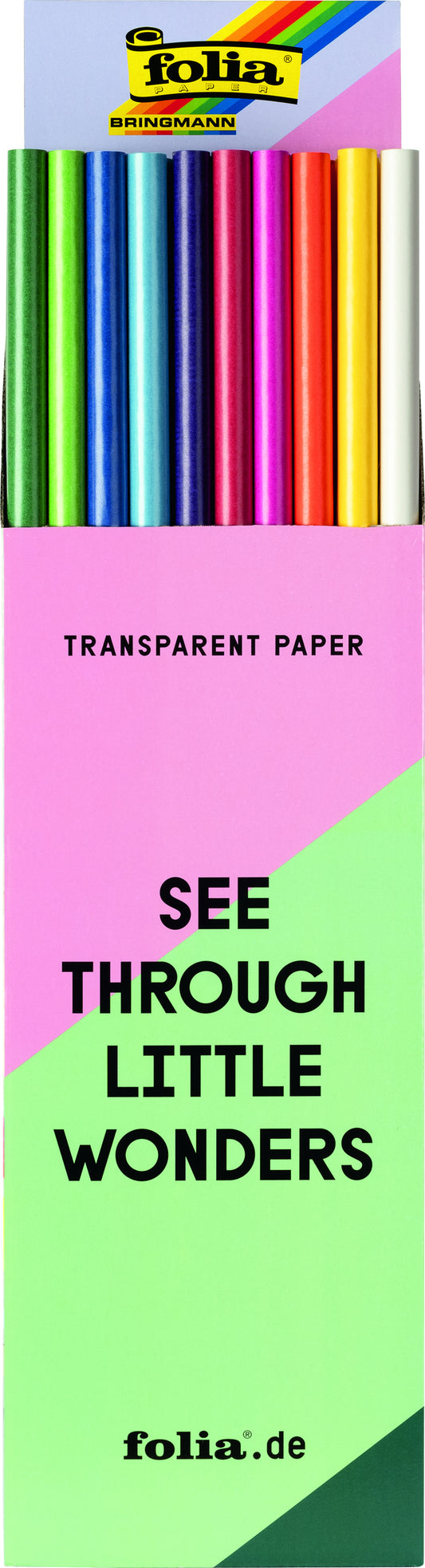 Folia Transparant Papier 70x100cm 42g Assortiment