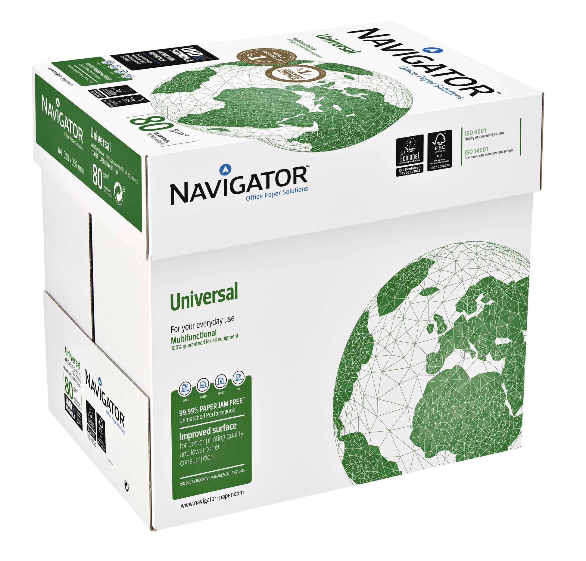 Kopieerpapier Navigator Universal A4 80g Wit - 3